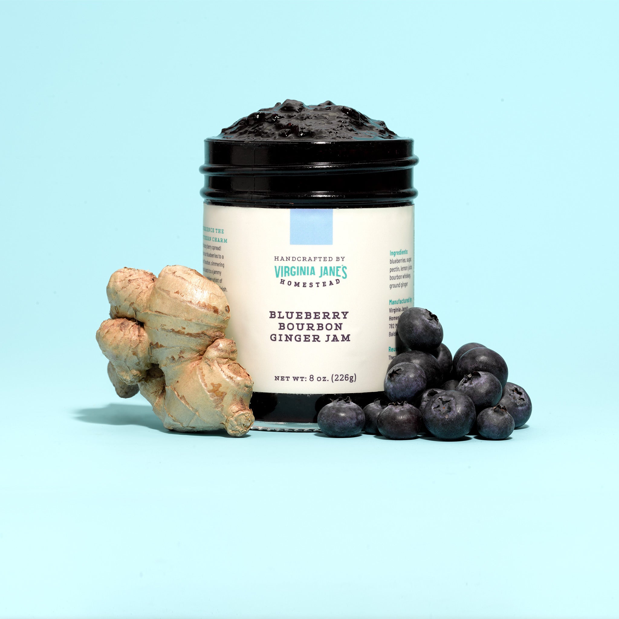 Blueberry Bourbon Ginger Jam – VirginiaJanes